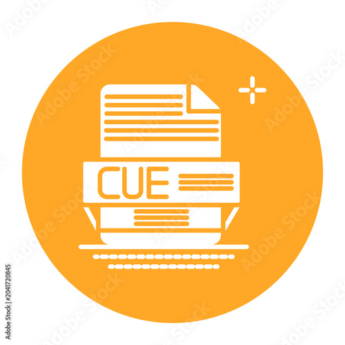Tableau sur toile CUE Icon