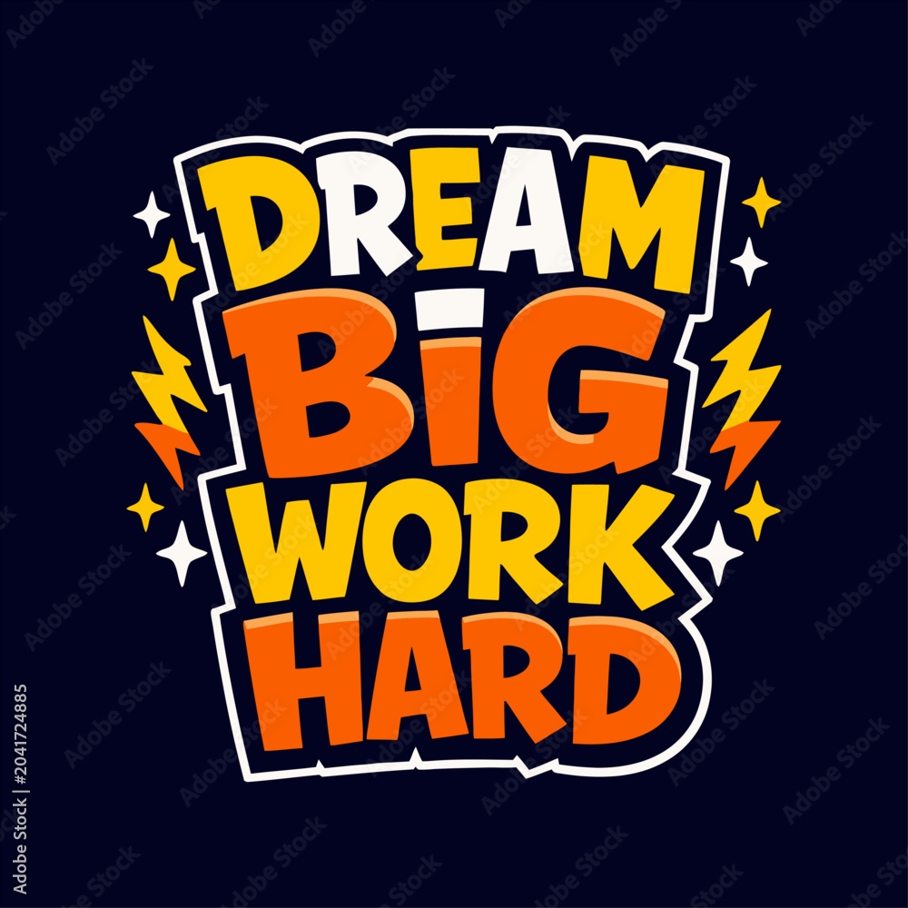 Obraz premium Motivational Typography T Shirt Design