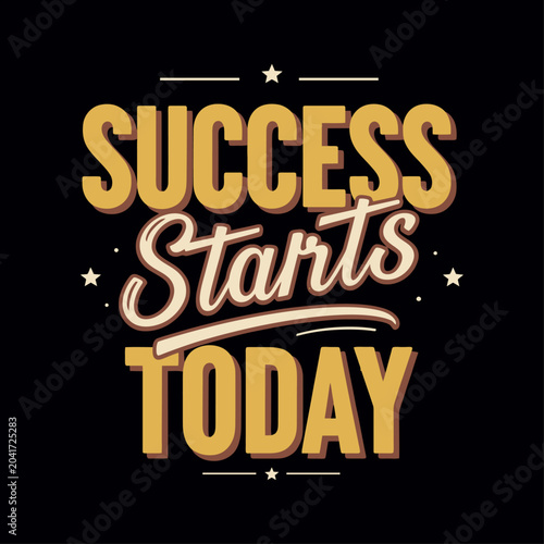 Motivational Typography T Shirt Design