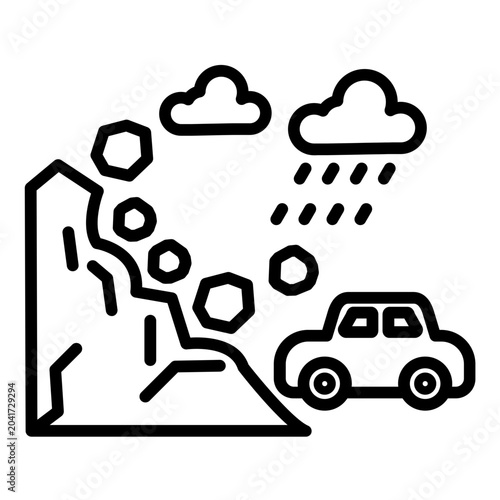 Принти на полотні Monsoon Mudslides Icon