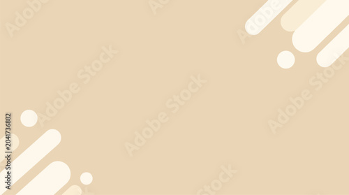 Photos Minimalist abstract background featuring an array of rounded geometric shapes an