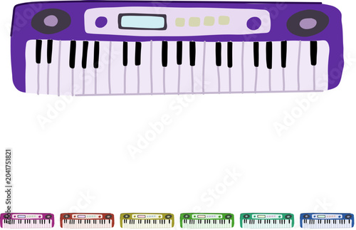 Photos filter synthesizer cartoon
