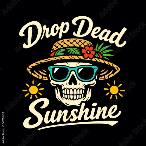 Summer Typography T Shirt Design
