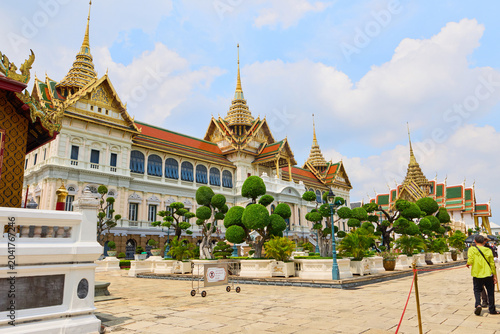 Photography The grand palace Bangkok in Thailand