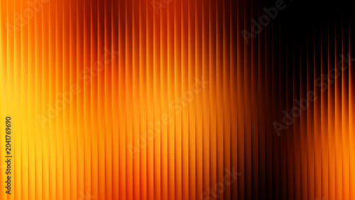 Abstract background with vertical orange and black gradient stripes