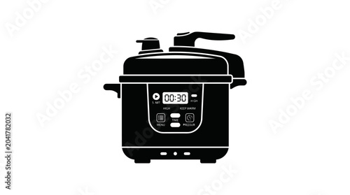 Tableau sur toile Electric pressure cooker with digital display.