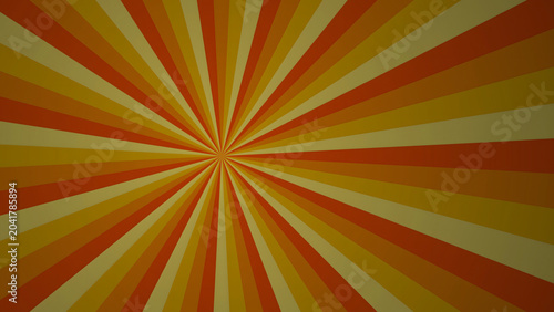 Orange Vintage Sunburst Background