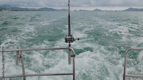 fishing on the sea in Thailand