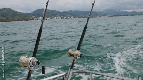 fishing on the sea in Thailand