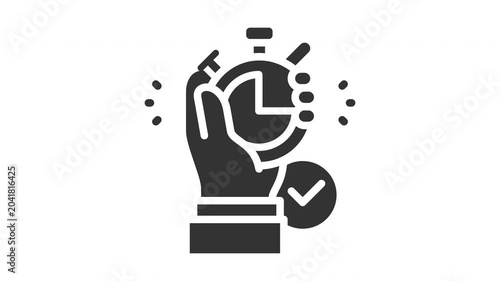 Animated countdown icon