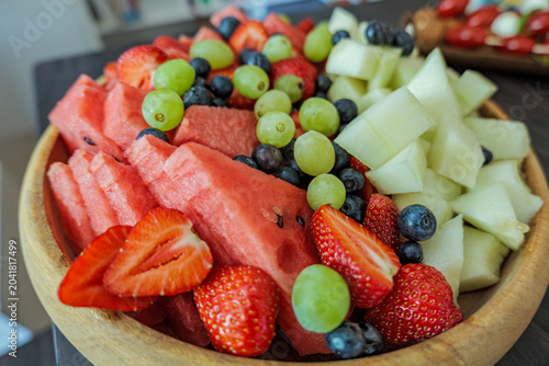 Foto fresh fruit salad