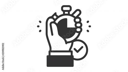 Animated countdown icon