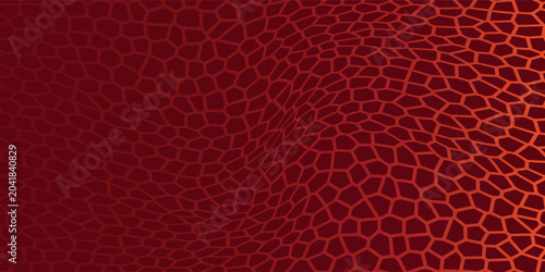 Foto Circular cobblestone pavement pattern made of messy circular lines, top view background texture, outdoor surface detail