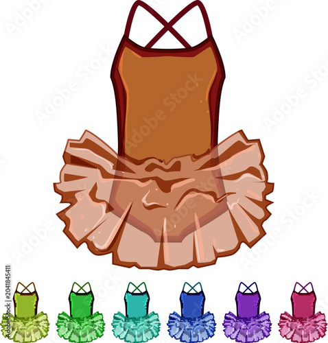 Tableau sur toile dance ballerina dress cartoon