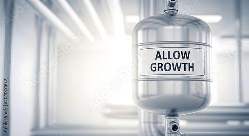 Allow Growth Expansion Concept Representing Personal Development Business Scaling Opportunity and Sustainable Progress