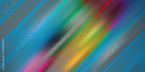Fotografija Abstract colorful diagonal streaks with vibrant hues.