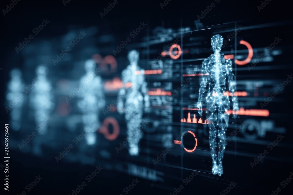 Fototapeta premium Researchers use time optimization within a planning schedule to maintain efficient work habits for their scientific agenda.
