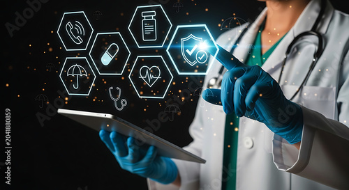 Digital Healthcare Insurance Protection with Doctor Medical Security