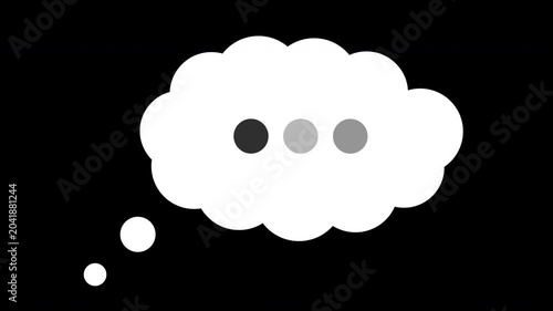 Thought Bubble Typing Dots Alpha