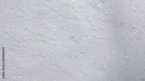 Abstract white soap foam bubbles texture background