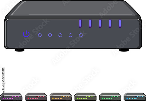 Photos internet dsl modem cartoon