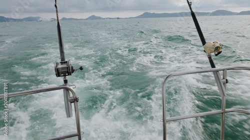 fishing on the sea in Thailand
