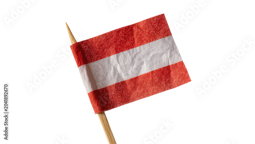 Fotografie Austrian flag on wooden stick