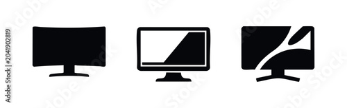 Schilderij op canvas Computer Display and Monitor Technology