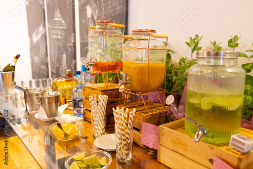 Wedding Lemonade Bar at Reception