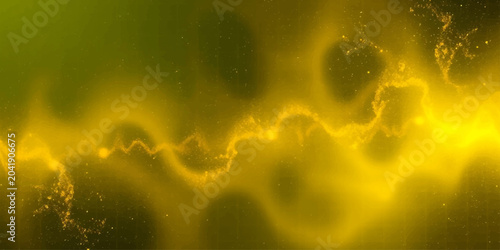 Tableau sur toile A mesmerizing abstract representation of energy, featuring vibrant golden light interwoven with swirling patterns and sparkling particles, evoking a sense of power and dynamism