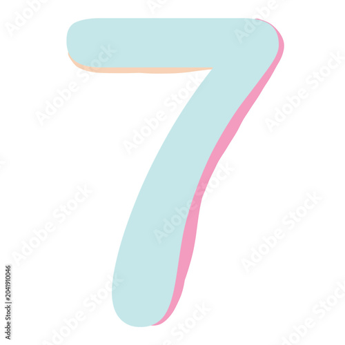 Paster Ribbon Number 7