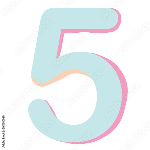 Paster Ribbon Number 5