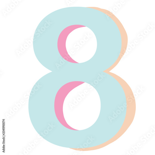 Paster Ribbon Number 8