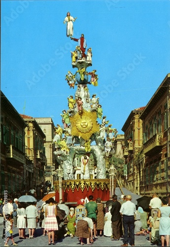 MESSINA.THE TRADITIONAL VARA.ITALY.
