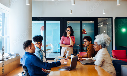 Reviewing next steps: The team aligns around shared goals