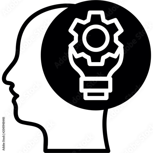 Cuadro en lienzo Consideration Icon