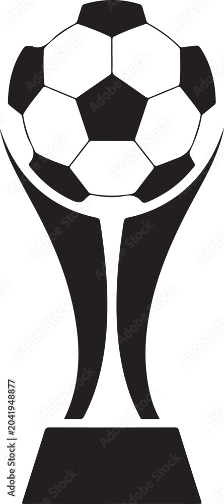 Naklejka premium Fifa world cup trophy award icon design