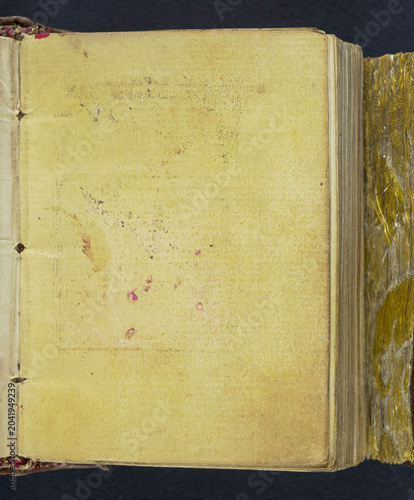 Foto Blank page in an ancient 16th century Armenian Liturgical psalter and perpetual