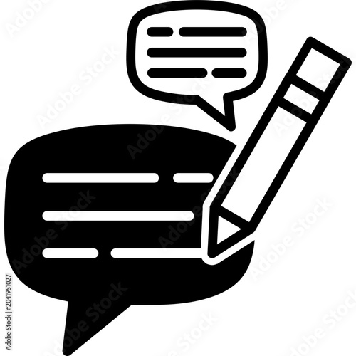 Obraz na plátně Write Icon