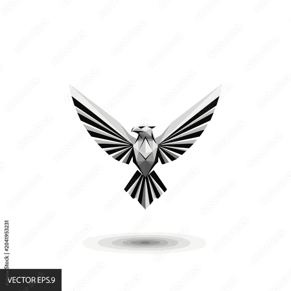 Fototapeta premium Modern Abstract Geometric Corporate Business Logo Icon Vector Illustration