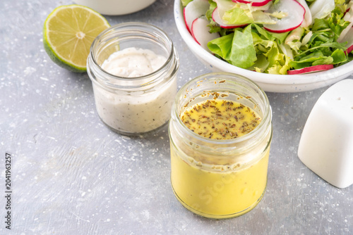 Fotografie House Salad Dressing, viral delicious salad dressing