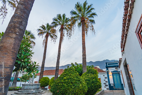 Cityscape of Los Llanos de Aridane (Canary Islands, Spain)