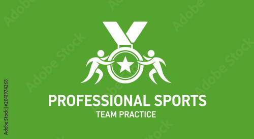 Professional Sports Competition Icon: Teamwork, Victory, Achievement, and Athletic Success