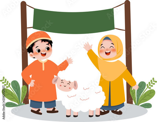 Kid with frm Animals
