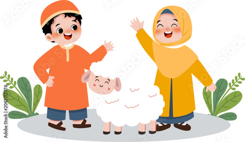 Kid with frm Animals