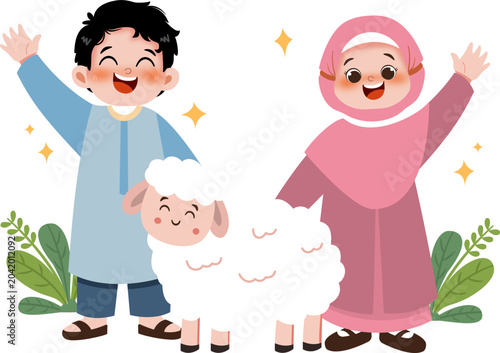 Kid with frm Animals