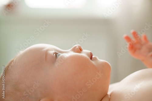 Baby Reaching Out Soft Focus Artistic Shot