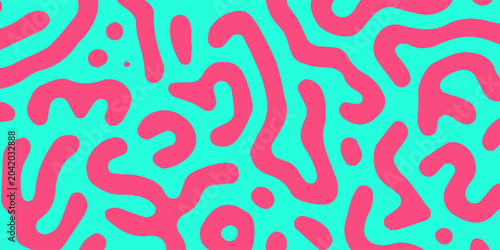Φωτογραφία Psychedelic abstract background made by generative algorithm: Reaction-diffusion or Turing pattern formation