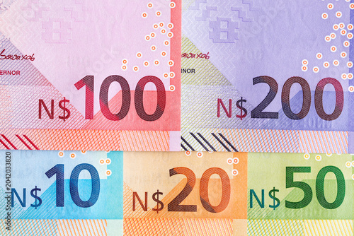Namibian dollars a business background