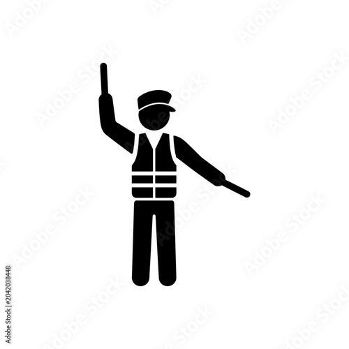 Fotografia Airport Ground Marshal icon
